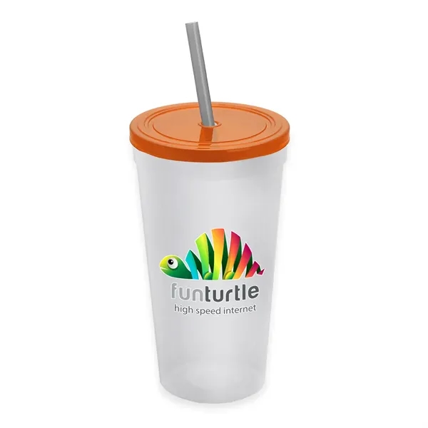 24 Oz. Stadium Cup With Straw And Lid... from ASI 40480 Koozie Group