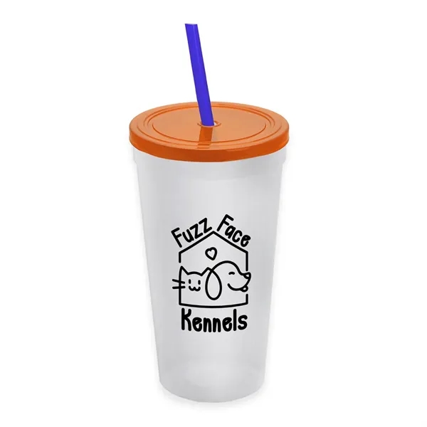 24 Oz. Stadium Cup With Straw And Lid... from ASI 40480 Koozie Group