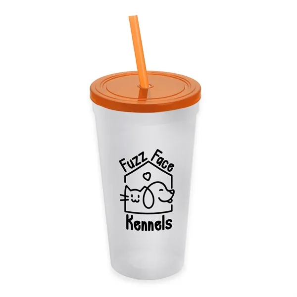24 Oz. Stadium Cup With Straw And Lid... from ASI 40480 Koozie Group