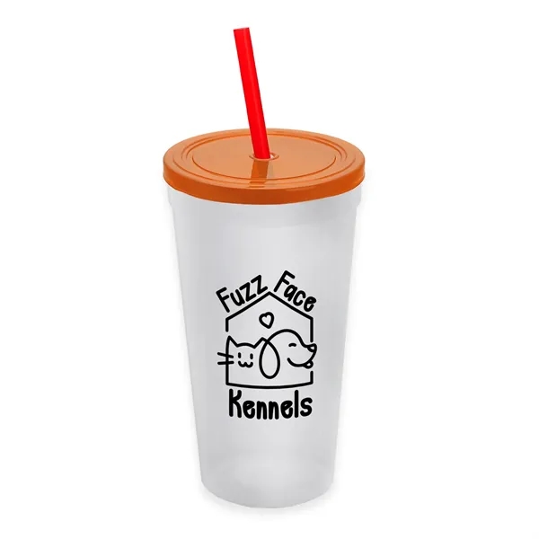 24 Oz. Stadium Cup With Straw And Lid... from ASI 40480 Koozie Group