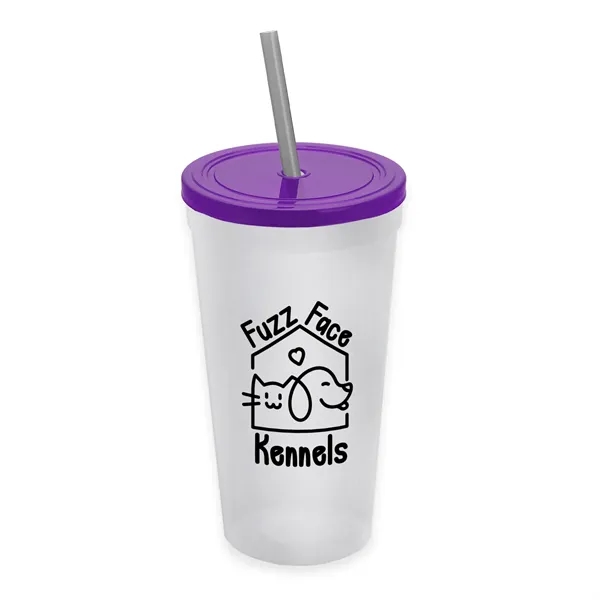 24 Oz. Stadium Cup With Straw And Lid... from ASI 40480 Koozie Group