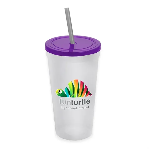 24 Oz. Stadium Cup With Straw And Lid... from ASI 40480 Koozie Group
