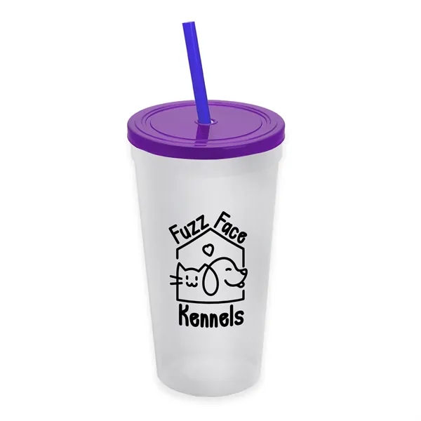 24 Oz. Stadium Cup With Straw And Lid... from ASI 40480 Koozie Group