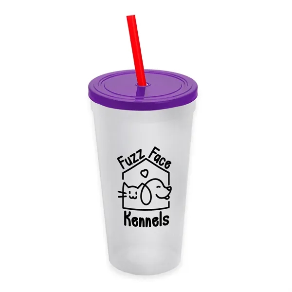 24 Oz. Stadium Cup With Straw And Lid... from ASI 40480 Koozie Group