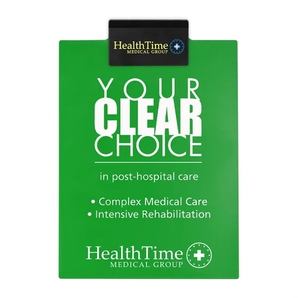 Letter clipboard holds an 8 1/2" x 11" writing pad with... from ASI 40480 Koozie Group