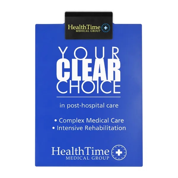 Letter clipboard holds an 8 1/2" x 11" writing pad with... from ASI 40480 Koozie Group