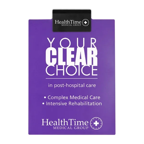 Letter clipboard holds an 8 1/2" x 11" writing pad with... from ASI 40480 Koozie Group