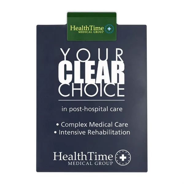 Letter clipboard holds an 8 1/2" x 11" writing pad with... from ASI 40480 Koozie Group