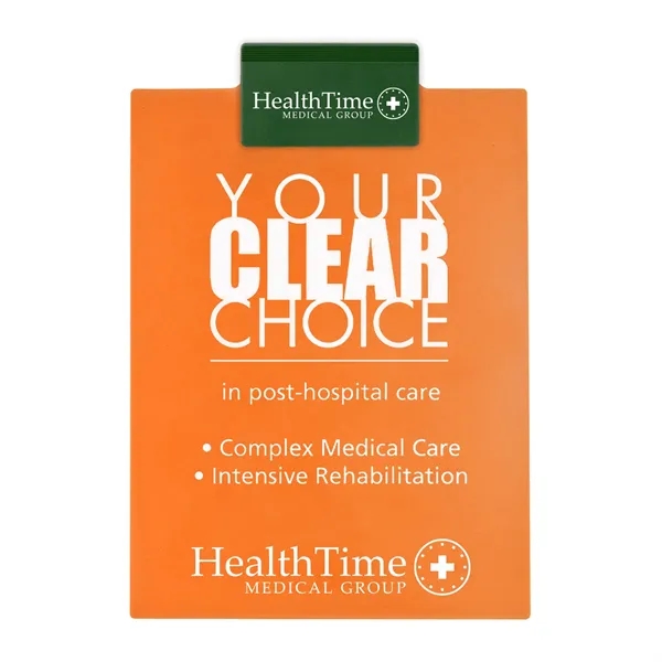 Letter clipboard holds an 8 1/2" x 11" writing pad with... from ASI 40480 Koozie Group