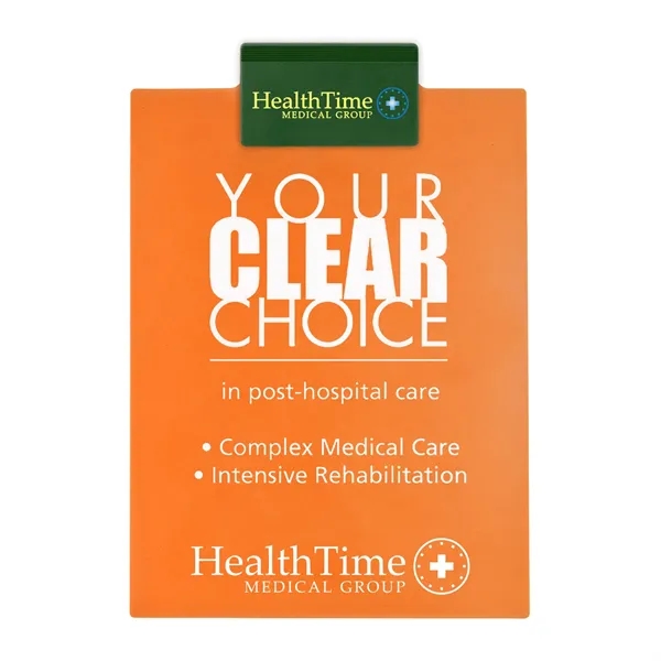 Letter clipboard holds an 8 1/2" x 11" writing pad with... from ASI 40480 Koozie Group