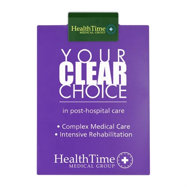 Letter clipboard holds an 8 1/2" x 11" writing pad with... from ASI 40480 Koozie Group