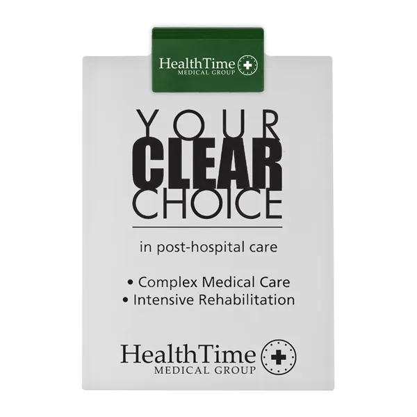 Letter clipboard holds an 8 1/2" x 11" writing pad with... from ASI 40480 Koozie Group