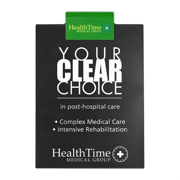 Letter clipboard holds an 8 1/2" x 11" writing pad with... from ASI 40480 Koozie Group