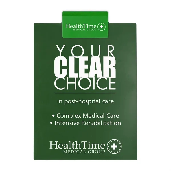 Letter clipboard holds an 8 1/2" x 11" writing pad with... from ASI 40480 Koozie Group