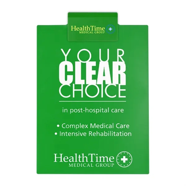 Letter clipboard holds an 8 1/2" x 11" writing pad with... from ASI 40480 Koozie Group