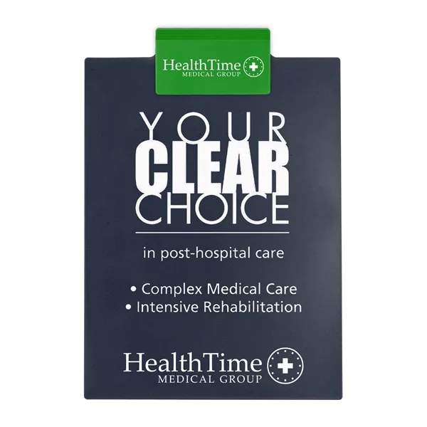 Letter clipboard holds an 8 1/2" x 11" writing pad with... from ASI 40480 Koozie Group