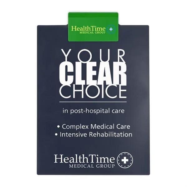 Letter clipboard holds an 8 1/2" x 11" writing pad with... from ASI 40480 Koozie Group