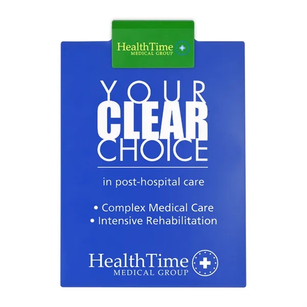 Letter clipboard holds an 8 1/2" x 11" writing pad with... from ASI 40480 Koozie Group