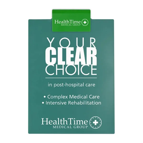 Letter clipboard holds an 8 1/2" x 11" writing pad with... from ASI 40480 Koozie Group