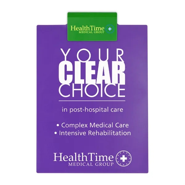 Letter clipboard holds an 8 1/2" x 11" writing pad with... from ASI 40480 Koozie Group