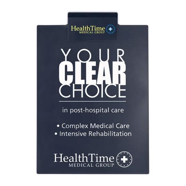 Letter clipboard holds an 8 1/2" x 11" writing pad with... from ASI 40480 Koozie Group