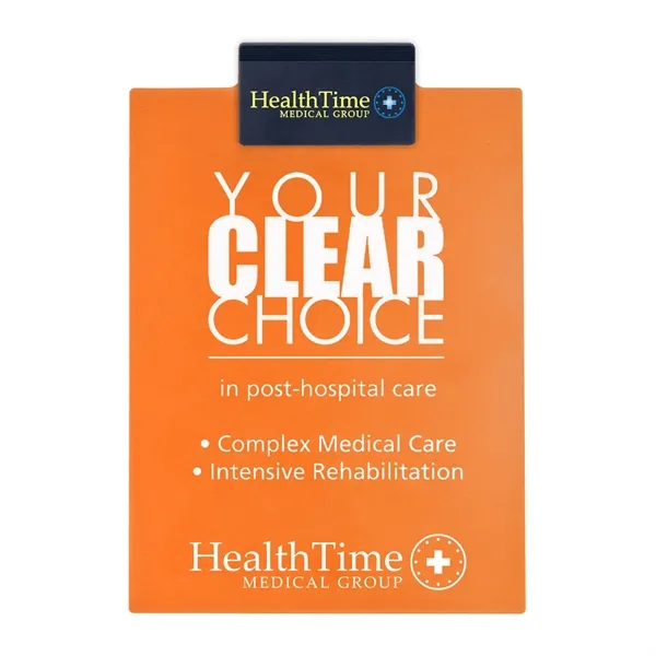 Letter clipboard holds an 8 1/2" x 11" writing pad with... from ASI 40480 Koozie Group