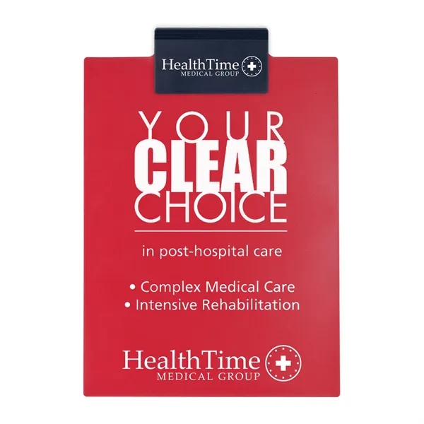 Letter clipboard holds an 8 1/2" x 11" writing pad with... from ASI 40480 Koozie Group