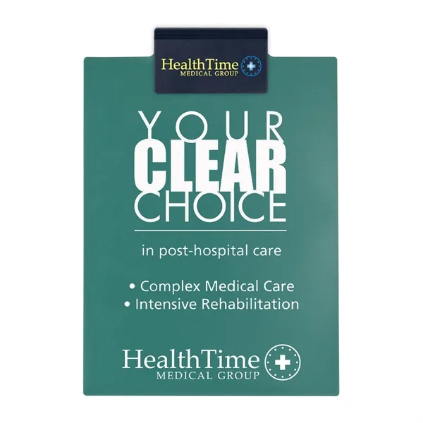 Letter clipboard holds an 8 1/2" x 11" writing pad with... from ASI 40480 Koozie Group