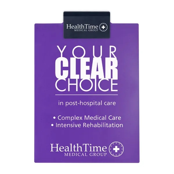 Letter clipboard holds an 8 1/2" x 11" writing pad with... from ASI 40480 Koozie Group