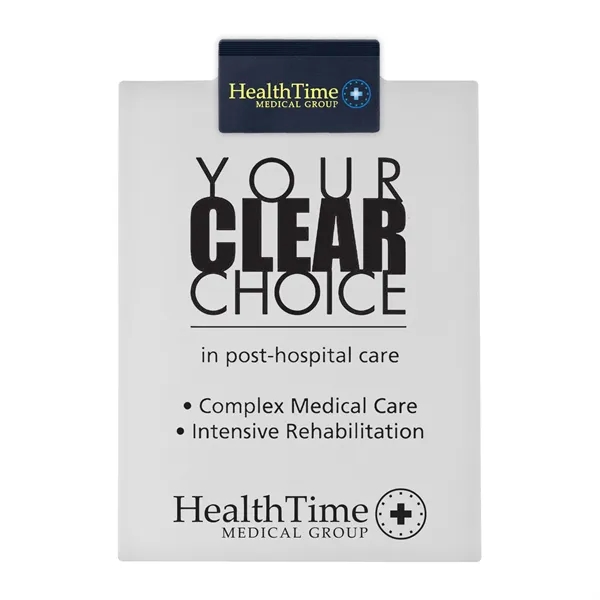 Letter clipboard holds an 8 1/2" x 11" writing pad with... from ASI 40480 Koozie Group