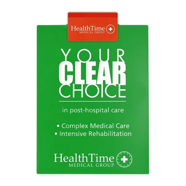 Letter clipboard holds an 8 1/2" x 11" writing pad with... from ASI 40480 Koozie Group