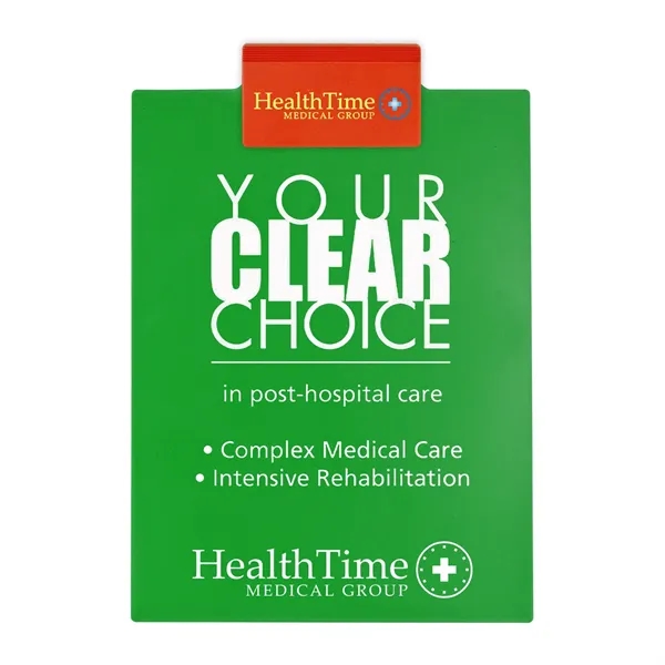 Letter clipboard holds an 8 1/2" x 11" writing pad with... from ASI 40480 Koozie Group