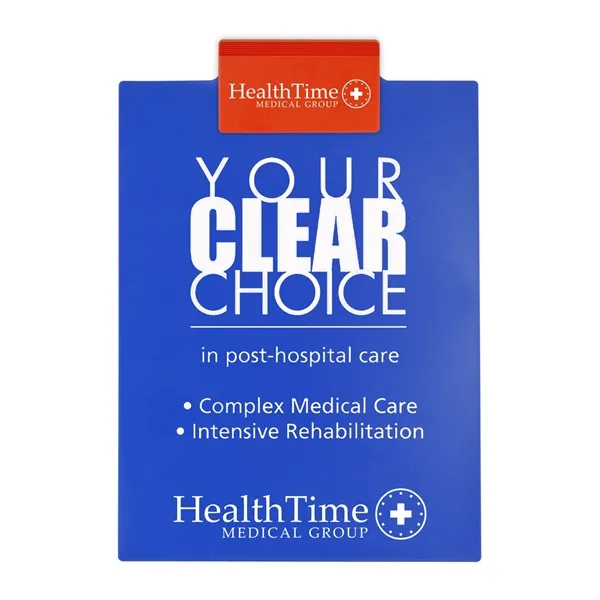 Letter clipboard holds an 8 1/2" x 11" writing pad with... from ASI 40480 Koozie Group