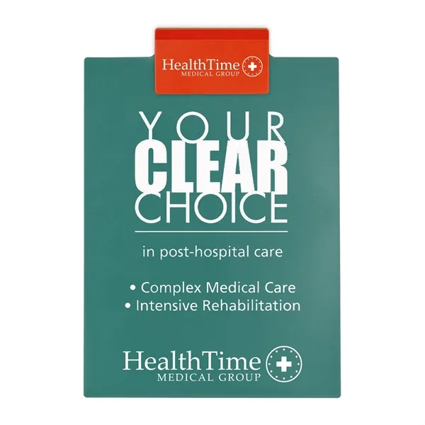 Letter clipboard holds an 8 1/2" x 11" writing pad with... from ASI 40480 Koozie Group