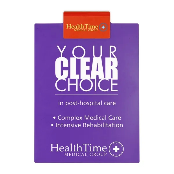 Letter clipboard holds an 8 1/2" x 11" writing pad with... from ASI 40480 Koozie Group