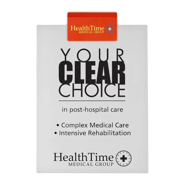 Letter clipboard holds an 8 1/2" x 11" writing pad with... from ASI 40480 Koozie Group