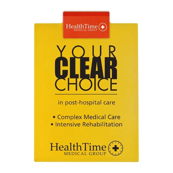 Letter clipboard holds an 8 1/2" x 11" writing pad with... from ASI 40480 Koozie Group