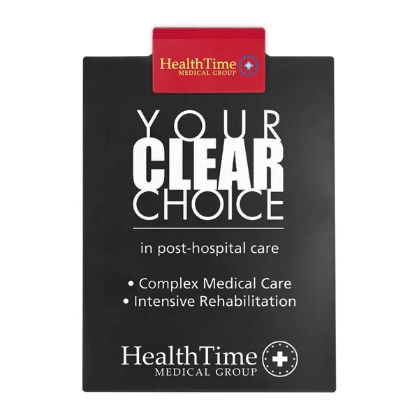 Letter clipboard holds an 8 1/2" x 11" writing pad with... from ASI 40480 Koozie Group