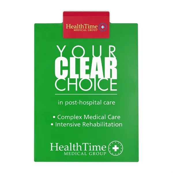 Letter clipboard holds an 8 1/2" x 11" writing pad with... from ASI 40480 Koozie Group