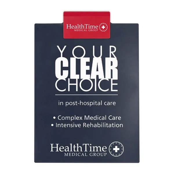 Letter clipboard holds an 8 1/2" x 11" writing pad with... from ASI 40480 Koozie Group