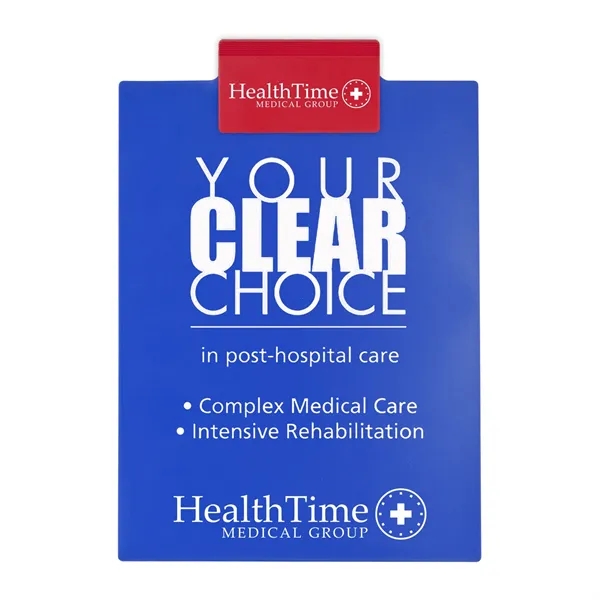 Letter clipboard holds an 8 1/2" x 11" writing pad with... from ASI 40480 Koozie Group