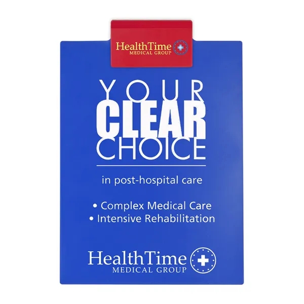 Letter clipboard holds an 8 1/2" x 11" writing pad with... from ASI 40480 Koozie Group