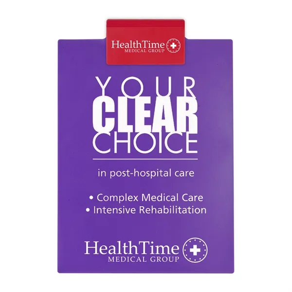 Letter clipboard holds an 8 1/2" x 11" writing pad with... from ASI 40480 Koozie Group