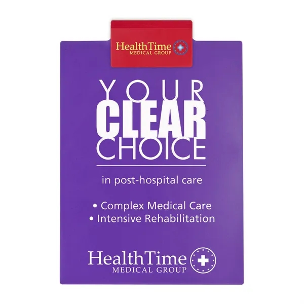 Letter clipboard holds an 8 1/2" x 11" writing pad with... from ASI 40480 Koozie Group