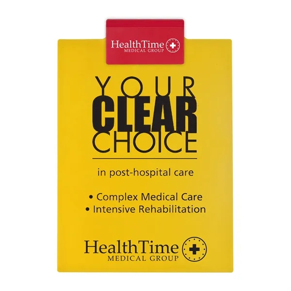 Letter clipboard holds an 8 1/2" x 11" writing pad with... from ASI 40480 Koozie Group