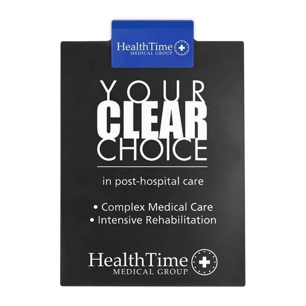 Letter clipboard holds an 8 1/2" x 11" writing pad with... from ASI 40480 Koozie Group