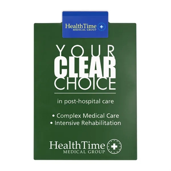 Letter clipboard holds an 8 1/2" x 11" writing pad with... from ASI 40480 Koozie Group