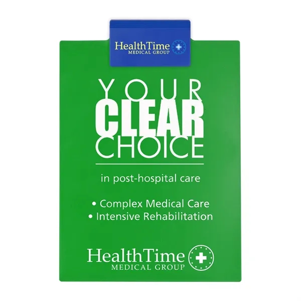 Letter clipboard holds an 8 1/2" x 11" writing pad with... from ASI 40480 Koozie Group