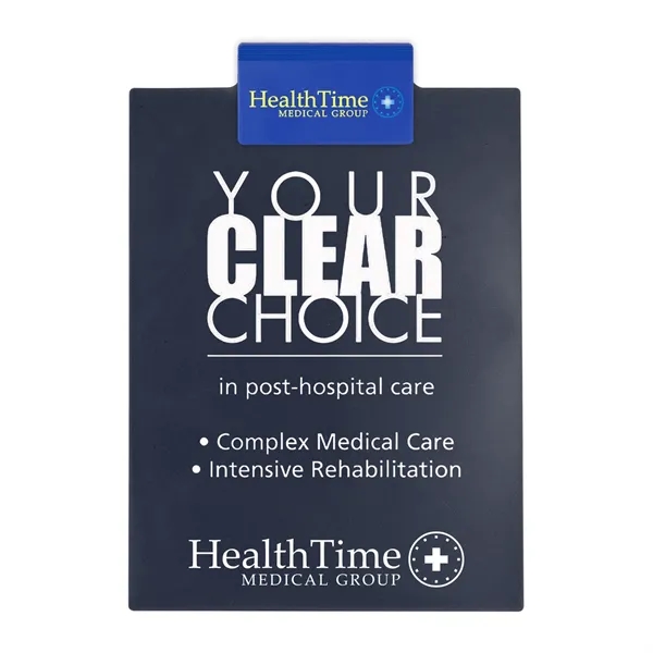 Letter clipboard holds an 8 1/2" x 11" writing pad with... from ASI 40480 Koozie Group