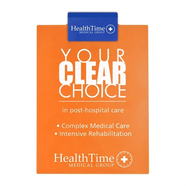 Letter clipboard holds an 8 1/2" x 11" writing pad with... from ASI 40480 Koozie Group